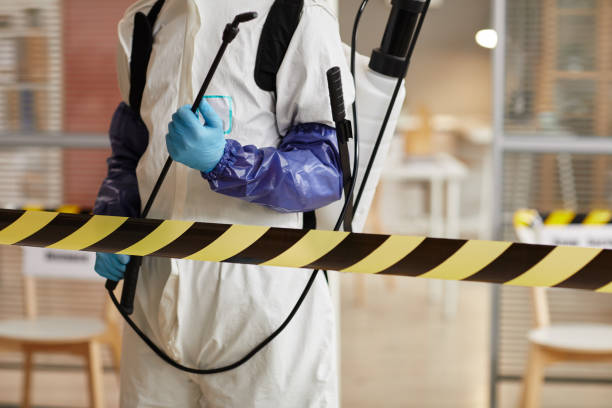 Professional Biohazard Cleanup technician working in Salem, NH